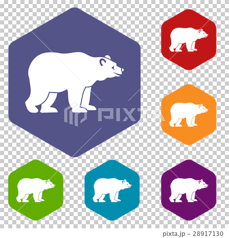 Bear icons set Bear icons set 28917130
