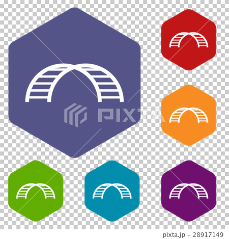 Climbing stairs icons set Climbing stairs icons set 28917149