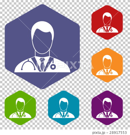 Doctor icons set - Stock Illustration [28917553] - PIXTA