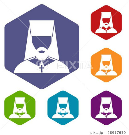 Orthodox priest icons set Orthodox priest icons set 28917650