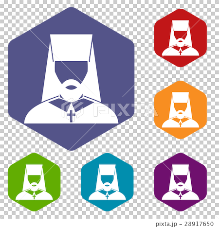 Orthodox priest icons set Orthodox priest icons set 28917650