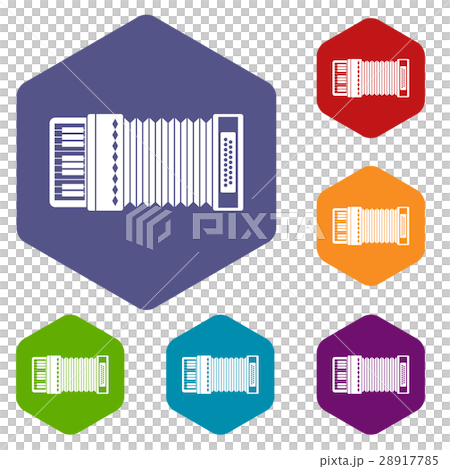 Accordion icons set 28917785