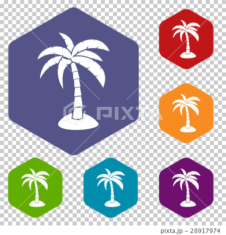 Palm icons set 28917974