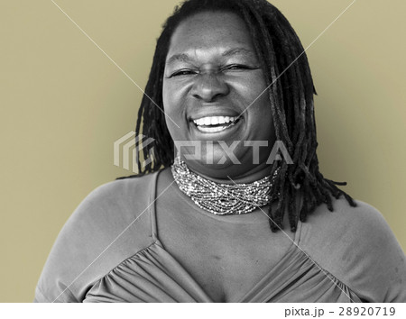 African Descent Woman Cheerful Portrait African Descent Woman Cheerful Portrait 28920719