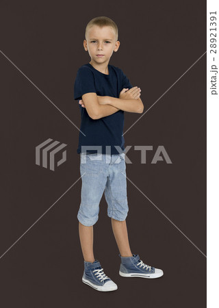 Little Boy Confidence Self Esteem Portrait Concept 28921391