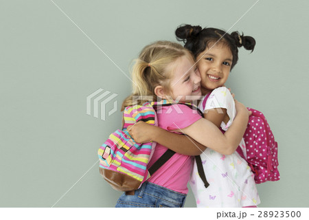 Little Girl Children Smiling Happiness Friendship 28923500