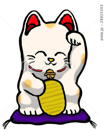 招き猫-左手空白 28925303