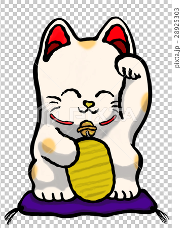 招き猫-左手空白 28925303