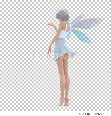Fairy 3DCG illustration material to pose 28927502