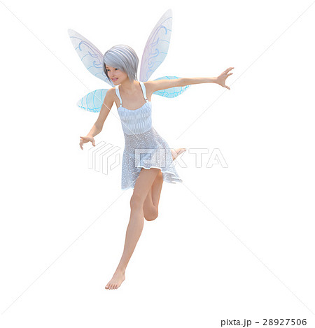 ポーズする 妖精 フェアリー 3DCGイラスト素材 ポーズする 妖精 フェアリー 3DCGイラスト素材 28927506