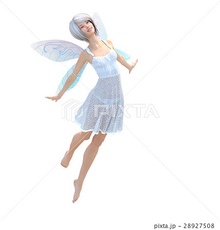 ポーズする 妖精 フェアリー 3DCGイラスト素材 ポーズする 妖精 フェアリー 3DCGイラスト素材 28927508