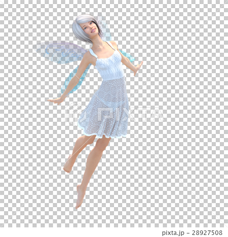 ポーズする 妖精 フェアリー 3DCGイラスト素材 ポーズする 妖精 フェアリー 3DCGイラスト素材 28927508