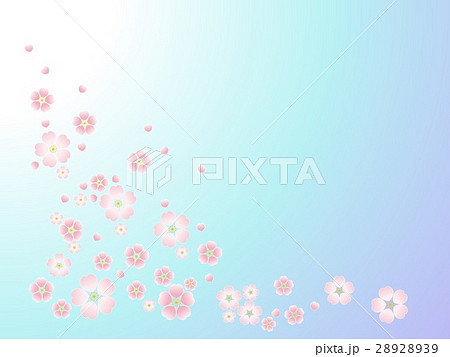 桜模様 ぼかし 和柄 壁紙 背景 着物イラスト素材のイラスト素材 2239