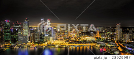 Singapore Skyline and view of Marina Bay Singapore Skyline and view of Marina Bay 28929997