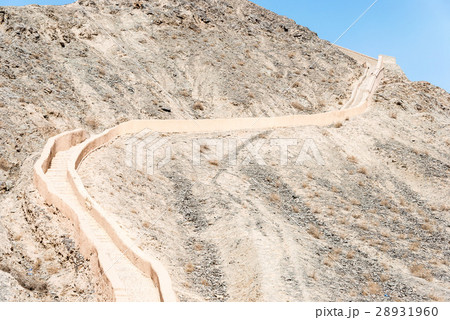 万里の長城　懸壁長城 中国・甘粛省嘉峪関市 28931960