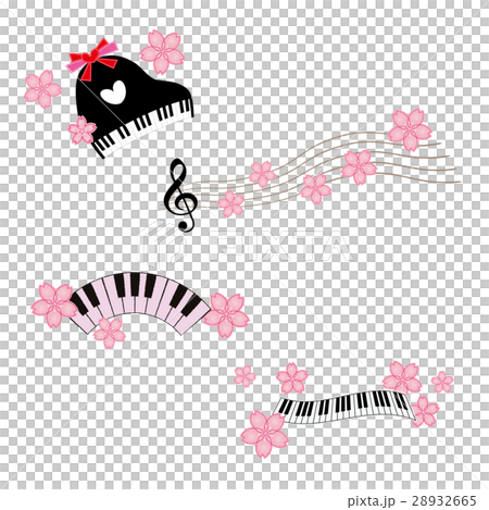 桜 ページ ミドリ】カラー色紙 両開き リボン 桜柄 (33146006)