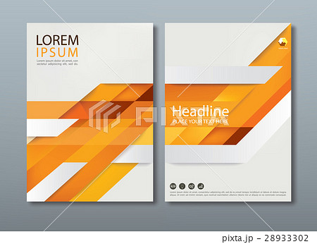 Orange annual report brochure flyer design. Orange annual report brochure flyer design. 28933302