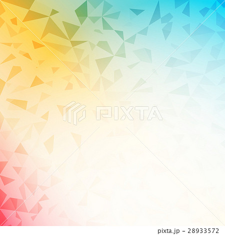 Colorful Rainbow polygonal mosaic abstract 28933572
