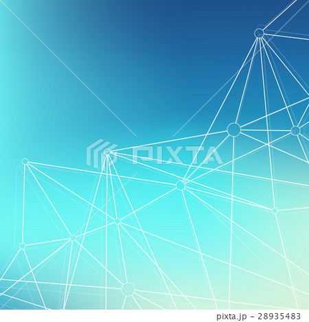 Geometric graphic background molecule and 28935483