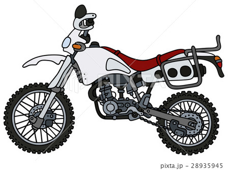 White scramble motorcycle White scramble motorcycle 28935945