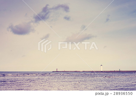 Color toned minimalistic sea landscape Color toned minimalistic sea landscape 28936550