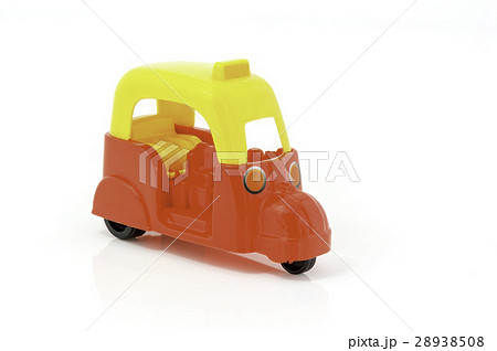 plastic toys on white background 28938508
