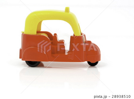 plastic toys on white background 28938510
