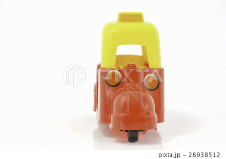 plastic toys on white background 28938512
