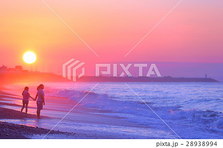 早朝の子供たち 28938994