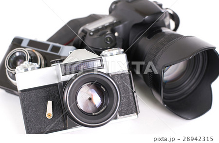 Photo Camera isolated on white background. Photo Camera isolated on white background. 28942315