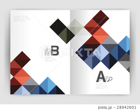 Vector square minimalistic abstract background Vector square minimalistic abstract background 28942601