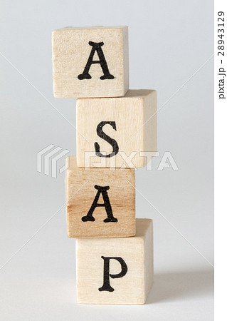 ASAPの文字の書かれた積み木 28943129