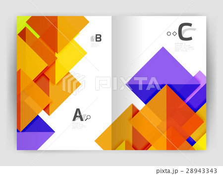 Print template modern elegant background triangle 28943343