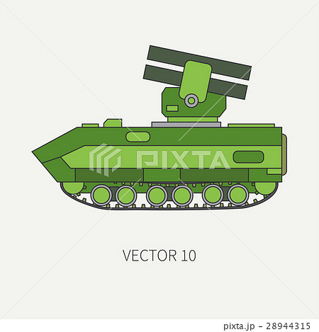 Line flat color vector icon armored reactive Line flat color vector icon armored reactive 28944315