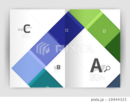 Vector modern geometrical a4 flyer brochure 28944325