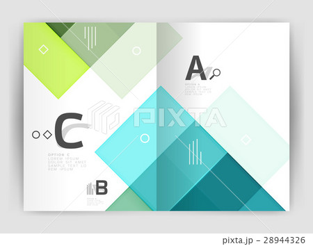 Business a4 business brochure geometrical template 28944326