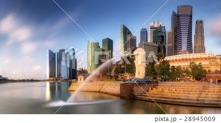 Singapore Skyline and view of Marina Bay Singapore Skyline and view of Marina Bay 28945009