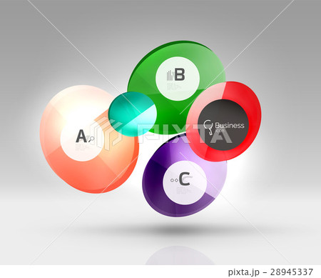 Circle geometric abstract background 28945337