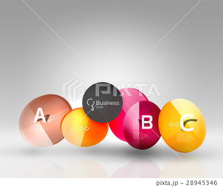Circle geometric abstract background Circle geometric abstract background 28945346