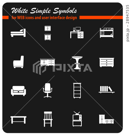 Furniture simply icons 28947535