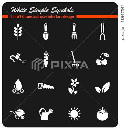 gardening icon set 28947544