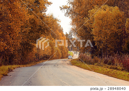 Highway autumn landscape Highway autumn landscape 28948040