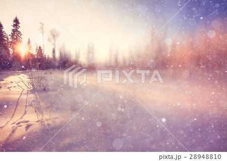 blurred winter background with snowflakes for text blurred winter background with snowflakes for text 28948810