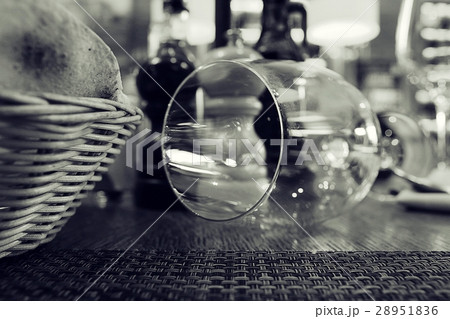 Glassware in the interior of the restaurant Glassware in the interior of the restaurant 28951836