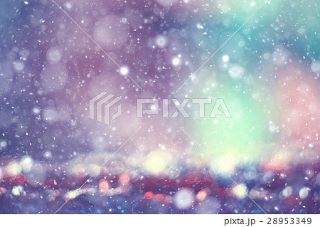silvery blue highlights snow rain water blurred background silvery blue highlights snow rain water blurred background 28953349