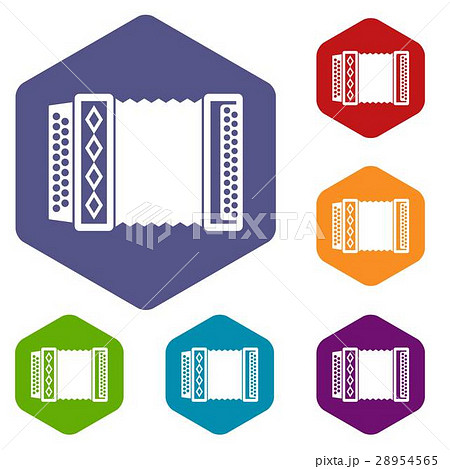 Accordion icons set 28954565