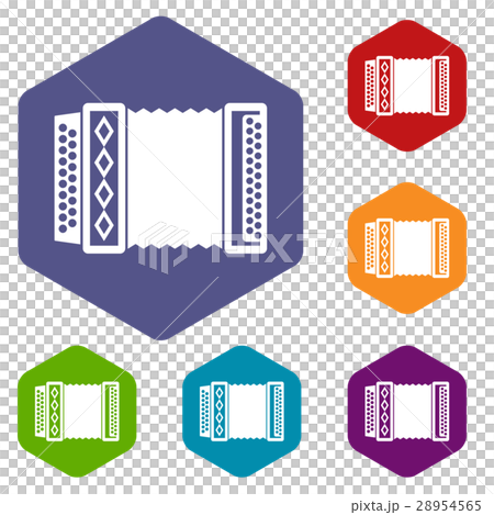 Accordion icons set 28954565