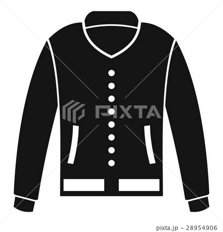 Jacket icon, simple style Jacket icon, simple style 28954906