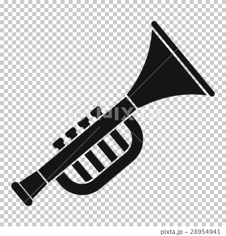 Trumpet toy icon, simple style 28954941