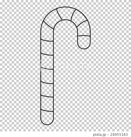 Long candy, icon , outline style 28955163